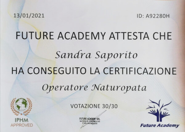 certificato-di-formazione-di-naturopata-Sandra-Saporito